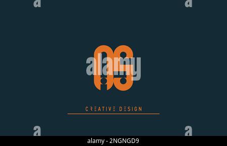 Alphabet letters Initials Monogram logo AS , SA Stock Vector