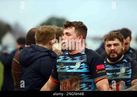 Ammanford RFC v St Joseph's RFC 2023 WRU Cup Stock Photo