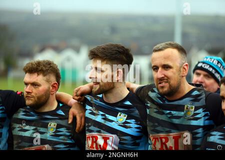 Ammanford RFC v St Joseph's RFC 2023 WRU Cup Stock Photo