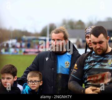 Ammanford RFC v St Joseph's RFC 2023 WRU Cup Stock Photo