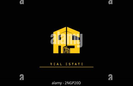Real Estate letters Initials Monogram logo AS , SA Stock Vector