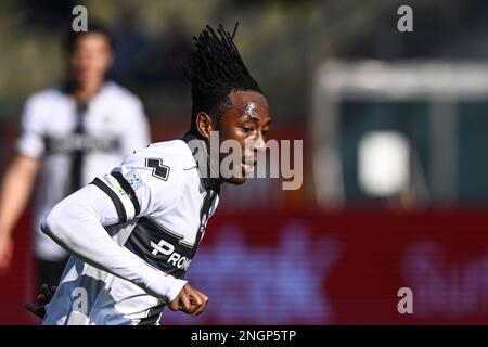 Parma, Italy. 05th Feb, 2023. Tardini Stadium, 05.02.23 Franco Damian  Vazquez (10 Parma) celebrates his goal during the Serie B match between  Parma and Genoa at Tardini Stadium in Parma, Italia Soccer (