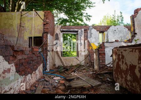 Mid Wales Counties Mental Hospital Stock Photo