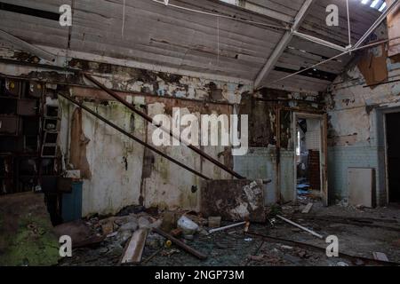 Mid Wales Counties Mental Hospital Stock Photo