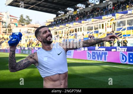 Parma, Italy. 18th Feb, 2023. Tardini Stadium, 18.02.23 Franco Damian  Vazquez (10 Parma) during the Serie B match between Parma and Ascoli at  Tardini Stadium in Parma, Italia Soccer (Cristiano Mazzi/SPP) Credit