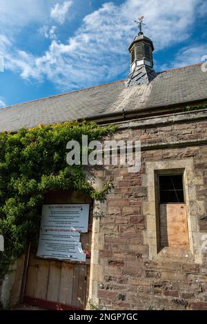 Mid Wales Counties Mental Hospital Stock Photo