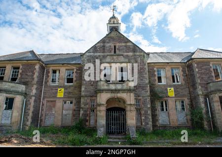 Mid Wales Counties Mental Hospital Stock Photo