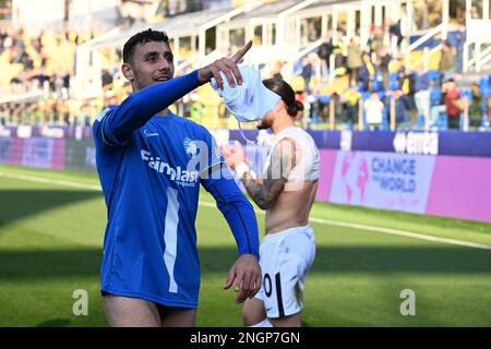 Parma, Italy. 05th Feb, 2023. Tardini Stadium, 05.02.23 Goalkeeper  Gianluigi Buffon (1 Parma) after the Serie B match between Parma and Genoa  at Tardini Stadium in Parma, Italia Soccer (Cristiano Mazzi/SPP) Credit