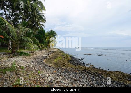 Anyer Beach at Mambruk Hotel and Resort, Anyer, Banten, Indonesia Stock Photo