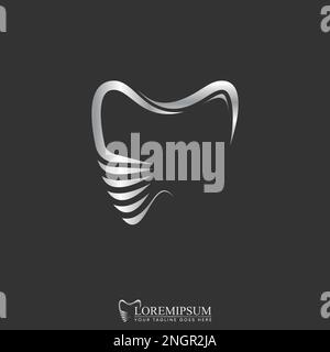 Unique and Simple teeth or tooth like letter or word M font image graphic icon logo design abstract concept vector stock related to dental or health Stock Vector