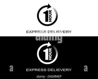 Fast delivery icon. Express delivery and urgent delivery, services