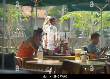 Starbucks Coffee Shop Central Festival Mall Pattaya Thailand Stock Photo