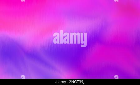 An abstract blurry colored background with a grainy texture overlay. The texture of the fibers on a purple-pink background. Color effect of soft noise Stock Photo