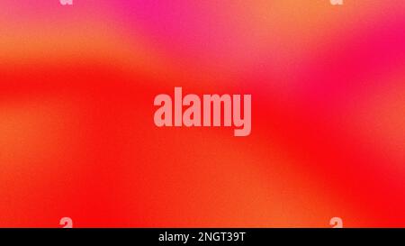 An abstract blurry colored background with a grainy texture overlay. Grainy texture on a purplish-red background. Color effect of soft noise. Stock Photo