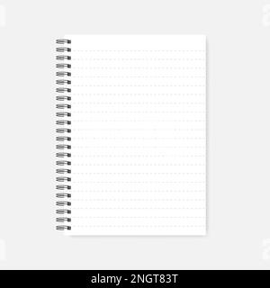 Dot Grid Sketchbook Mockup Stock Template