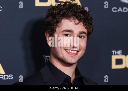 Beverly Hills, United States. 18th Feb, 2023. BEVERLY HILLS, LOS ANGELES, CALIFORNIA, USA - FEBRUARY 18: Gabriel LaBelle arrives at the 75th Annual Directors Guild Of America (DGA) Awards held at The Beverly Hilton Hotel on February 18, 2023 in Beverly Hills, Los Angeles, California, United States. (Photo by Xavier Collin/Image Press Agency) Credit: Image Press Agency/Alamy Live News Stock Photo