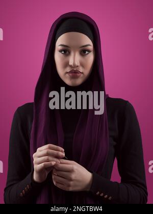 Elegant and Feminine Pink Hijabi Fashion