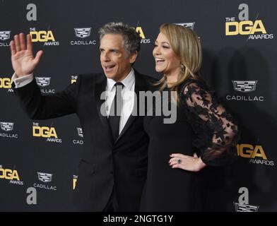 Beverly Hills, United States. 18th Feb, 2023. Ben Stiller and Christine Taylor attend the 75th annual Directors Guild of America Awards at the Beverly Hilton in Beverly Hills, California on Saturday, February 18, 2023. Photo by Jim Ruymen/UPI Credit: UPI/Alamy Live News Stock Photo