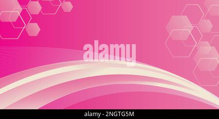 abstract pink background with lines Stock Vector