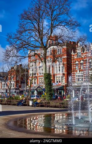 The Scarisbrick Hotel in Lord Street, Southport, Merseyside, England. Stock Photo