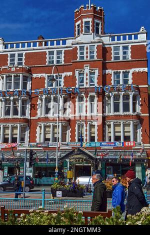 The Scarisbrick Hotel in Lord Street, Southport, Merseyside, England. Stock Photo