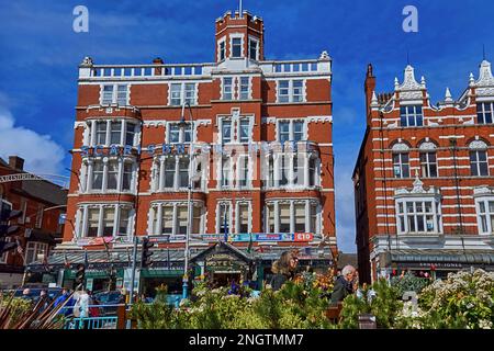 The Scarisbrick Hotel in Lord Street, Southport, Merseyside, England. Stock Photo