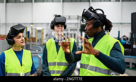 Vision For Simulation Team Team of engineers having simulation experience with futuristic virtual ...