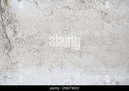front view closeup of flat marble granite white background wall surface with natural stone texture Stock Photo