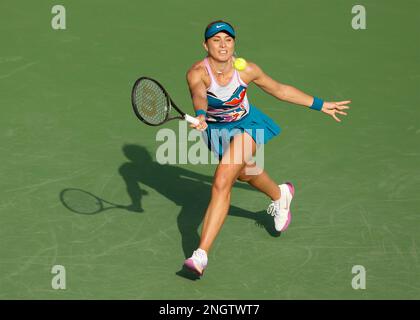 Dubai, UAE, 19th. Feb, 2023. Russian tennis player Liudmila