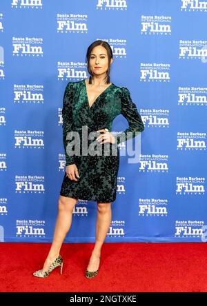 Romina D’Ugo arrives at the 2023 Santa Barbara International Film
