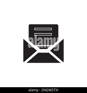 Envelope icon vector, email or incoming message. Mail icon vector for web, computer and mobile app. Message envelope line art icon for apps Stock Vector
