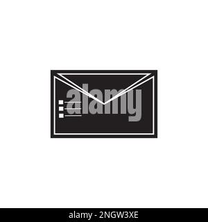 Envelope icon vector, email or incoming message. Mail icon vector for web, computer and mobile app. Message envelope line art icon for apps Stock Vector