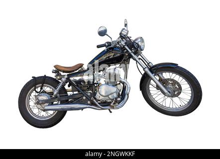 beautiful motorcycle isolated on white background Stock Photo