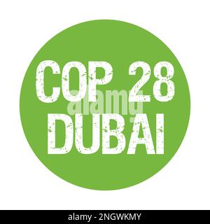 COP 28 in Dubai United Arab Emirates symbol Stock Photo