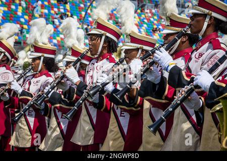 Daytona, United States. 19th Feb, 2023. The Bethune-Cookman Marching Wildcats perform prior to the 2023 Daytona 500 on Sunday, February 19, 2022 in Daytona, Florida. Photo by Edwin Locke/UPI Credit: UPI/Alamy Live News Stock Photo