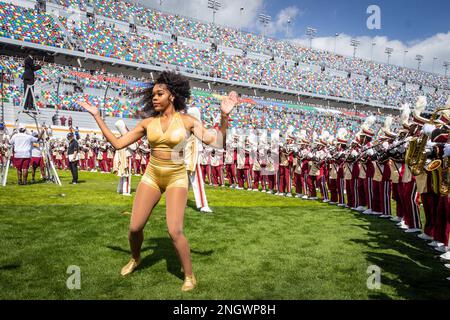 Daytona, United States. 19th Feb, 2023. The Bethune-Cookman Marching Wildcats perform prior to the 2023 Daytona 500 on Sunday, February 19, 2022 in Daytona, Florida. Photo by Edwin Locke/UPI Credit: UPI/Alamy Live News Stock Photo