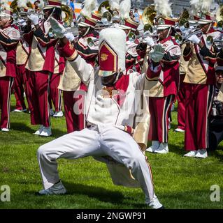 Daytona, United States. 19th Feb, 2023. The Bethune-Cookman Marching Wildcats perform prior to the 2023 Daytona 500 on Sunday, February 19, 2022 in Daytona, Florida. Photo by Edwin Locke/UPI Credit: UPI/Alamy Live News Stock Photo