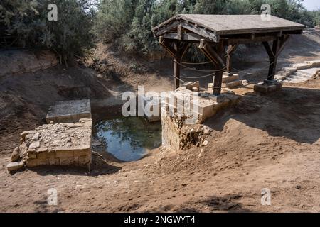 Baptism Site of Jesus Christ in Bethany beyond Jordan Stock Photo