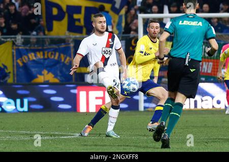 Parma, Italy. 05th Feb, 2023. Tardini Stadium, 05.02.23 Albert Gudmundsson  (11 Genoa) during the Serie B match between Parma and Genoa at Tardini  Stadium in Parma, Italia Soccer (Cristiano Mazzi/SPP) Credit: SPP