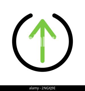 Turn up icon line isolated on white background. Black flat thin icon on modern outline style. Linear symbol and editable stroke. Simple and pixel perf Stock Vector