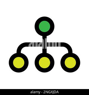Data structure icon line isolated on white background. Black flat thin icon on modern outline style. Linear symbol and editable stroke. Simple and pix Stock Vector