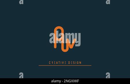 Alphabet letters Initials Monogram logo AV , VA Stock Vector