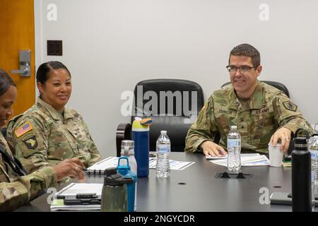 The Adjutant General of the U.S Army, BG Gregory Johnson, meets with ...