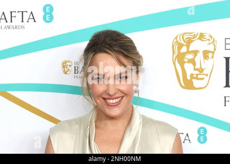 Sally Bretton, 2023 EE BAFTA Film Awards, The Royal Festival Hall, London, UK, 19 February 2023, Photo by Richard Goldschmidt Stock Photo