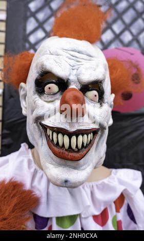 Detail of terrifying Halloween decoration, fear and scares Stock Photo