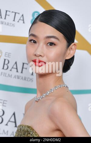 Hoyeon Jung attending the EE BAFTA Film Awards 2023 at The Royal Festival  Hall, in London, England on February 19, 2023. Photo by Aurore  Marechal/ABACAPRESS.COM Stock Photo - Alamy