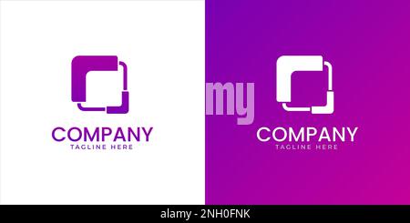 modern abstract logo design creative style Stock Vector
