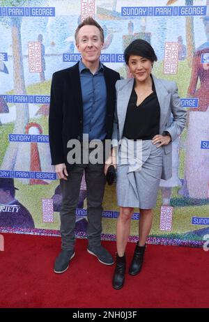 Jim Cashman, Michelle Non, at Opening Night For 'Sunday In The Park With George' at Pasadena Playhouse in Pasadena, CA, USA on February 19, 2022. Photo by Fati Sadou/ABACAPRESS.COM Stock Photo