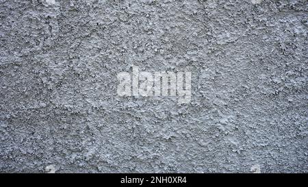 rough surface of gray cement wall plaster for abstract background or template Stock Photo