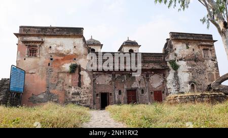 Entrance View of Kharbuja Mahal of Dhar Fort, Madhya Pradesh, India. Stock Photo